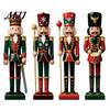 Holiday Party Magnets 4Pcs Christmas Nutcracker Magnetic Decoration for Garage Door, Festive Vintage Soldier Fridge Magnet, Waterproof Dcor