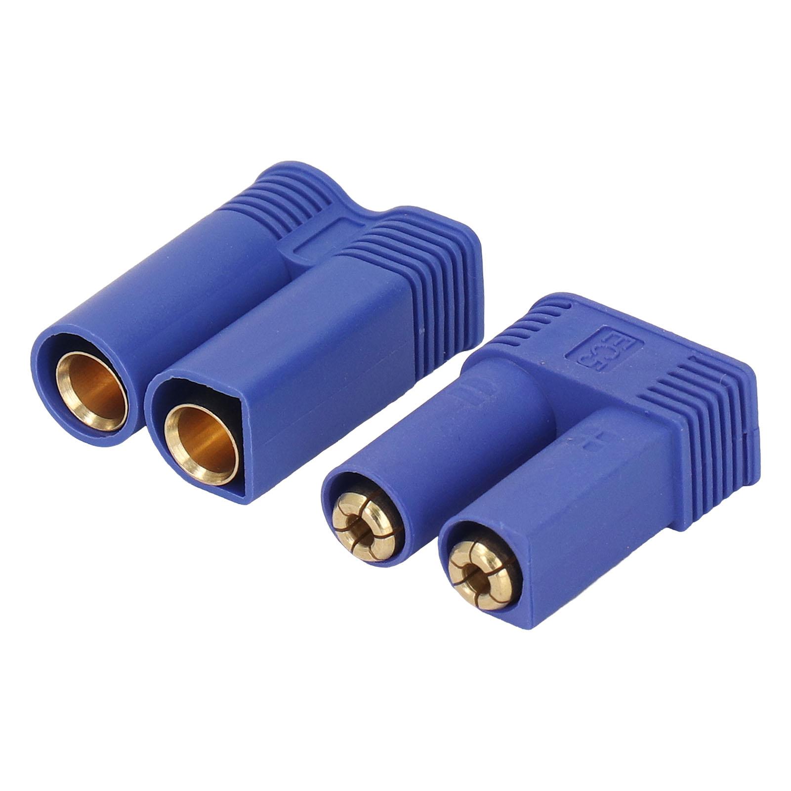 

10 пар EC5 Позолочений Роз єм-Вилка Анти-Зворотний Латунний Аксесуари для RC Моделей Дронів