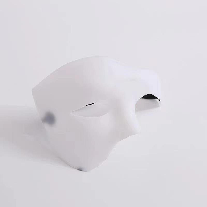Men's Phantom Half-Face Mask for Halloween Masquerade Ball