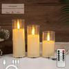 Acrylic LED Candle Light with Swaying Flame and Cup