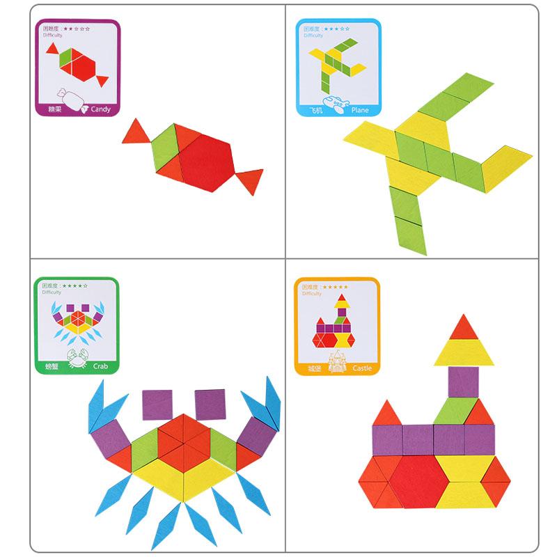 155 Creative Puzzles with Various Geometric Shapes Creative Shape Puzzle