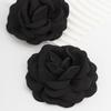 1 Pair Elegant Statement Pierced Earrings Large Big Rose Flower Earrings  Women Jewelry