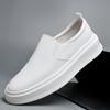 Large Size 47 Men's Business Leather Shoes Genuine Leather Thick Sole Casual Height Increase Men's Shoes Wind Non-slip