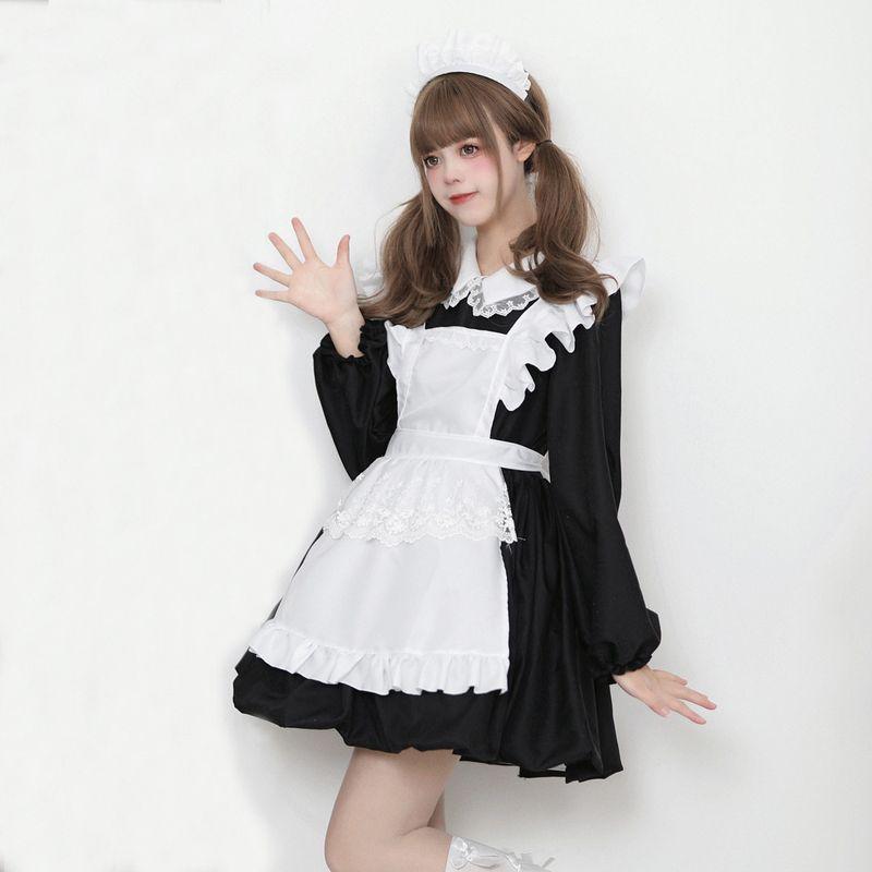 Original Lolita Christmas Maid Costume Cross-Border Amazon Cute Maid Cosplay Performance Costume