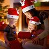 Light Kids Led  Adult Christmas Hat Santa Claus Snowman Reindeer Cap Xmas Gifts