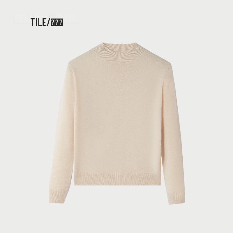 HLA Women's Pure Wool Semi-High Collar Knit Sweater