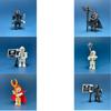 MOC Bricks DIY Dark Messenger Magicians Group Skull Skeleton Horse Building Blocks Mini Dolls Toys For Kids Gifts