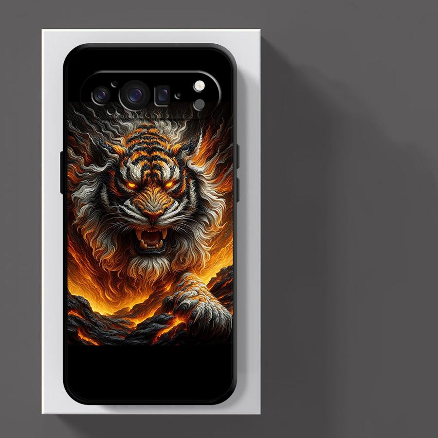 

Case for Google Pixel 10A 10 9 Pro XL 9a 7a 6 7 8 Pro 6a 8a Funda Phone Cover Cool Tiger Google Pixel 6a