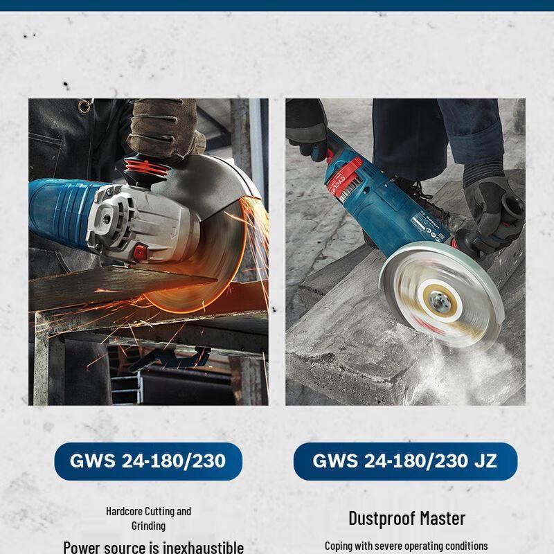 Bosch GWS 24-230 JZ Industrial Angle Grinder CN Plug (adapter Included)