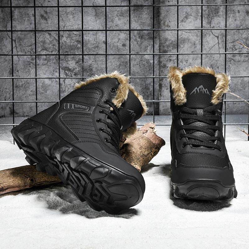 Russian Style Winter Boots Men Shoes Waterproof Outdoor Ankle Boots For Men Snow Boots