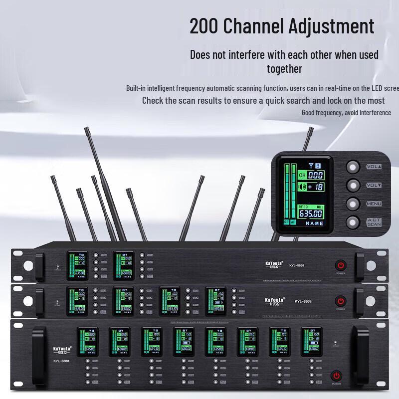 KaYouLa Professional Wireless UHF Microphone System (CN Version)