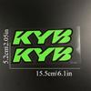 2PCS Racing Suspensions Motorcycle Stickers Kyb Fork Suspension Vinyl Decals for Yamaha Honda Suzuki Ktm Kawasaki Benelli