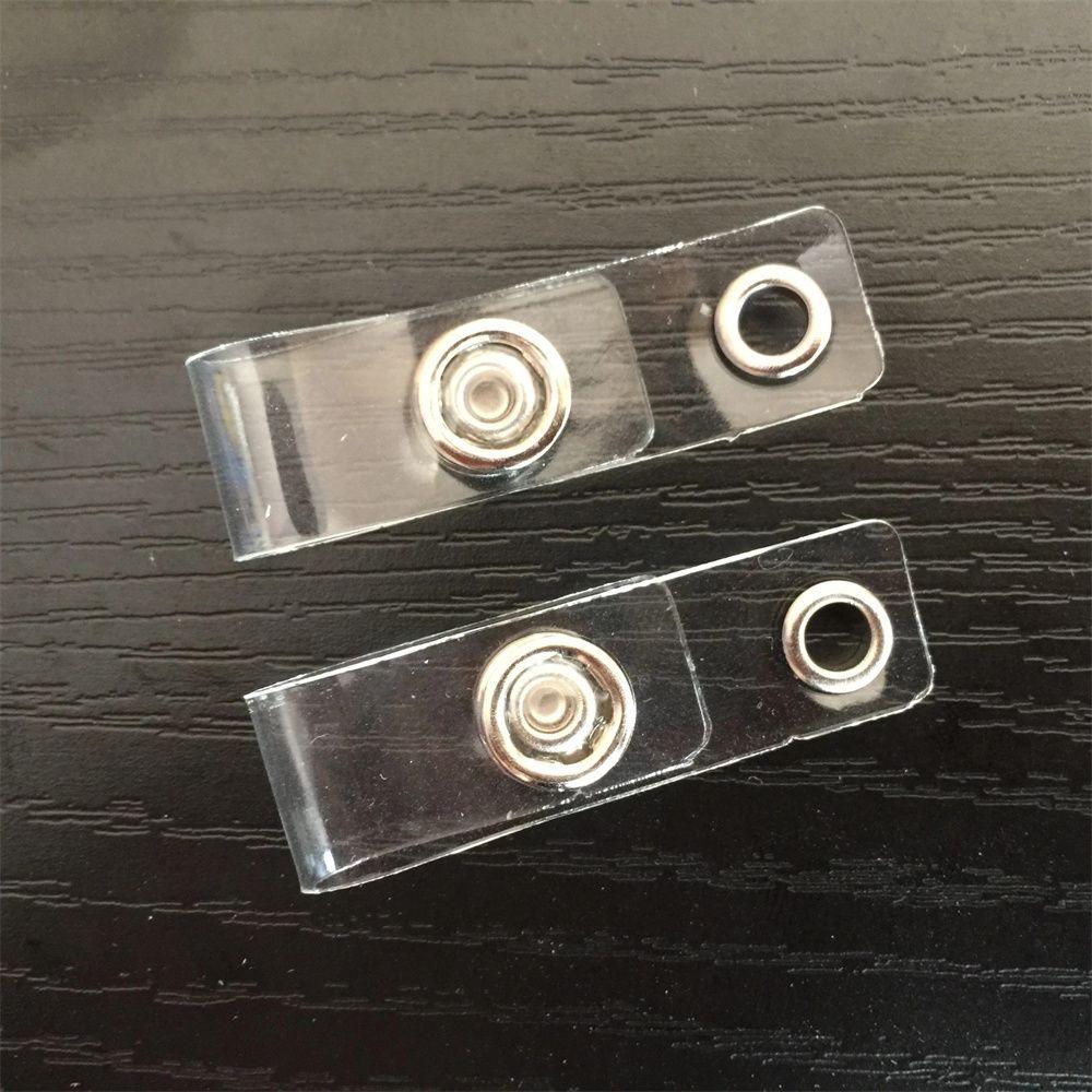 Transparent Badge Holder ID Card Holder Name Card Keychains Card Holder Lanyard Card Holder Buckle