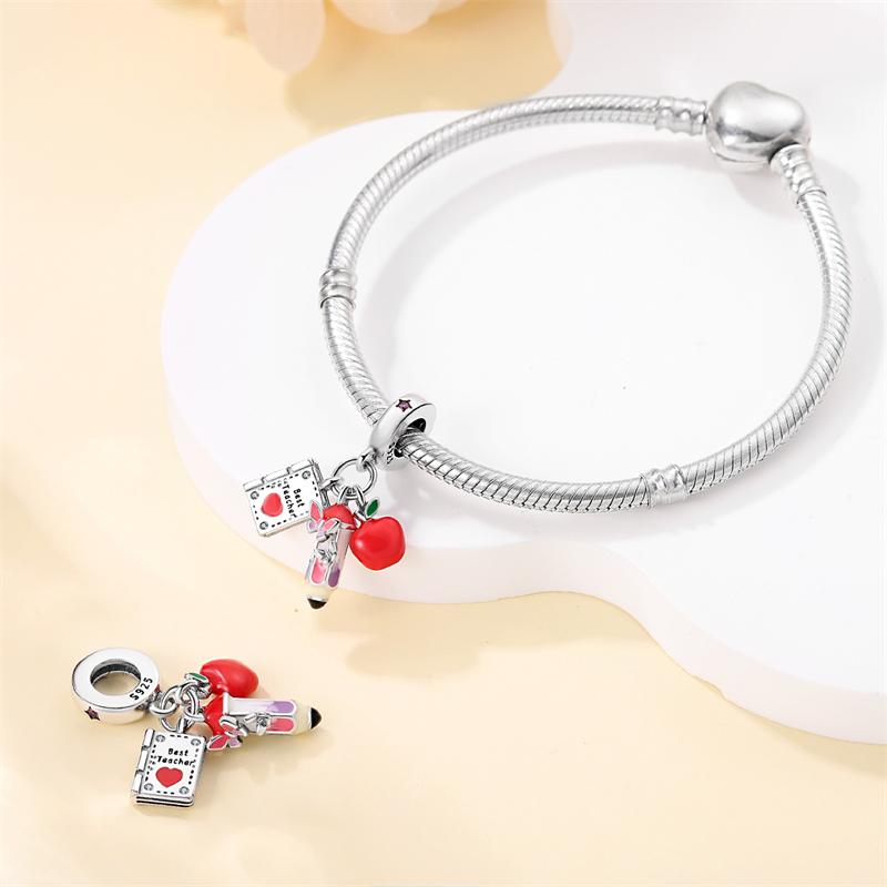 Professional Series Copper Doctor Teacher Painter Musician Charms Beads 3Mm Diy Fine Jewelry Making