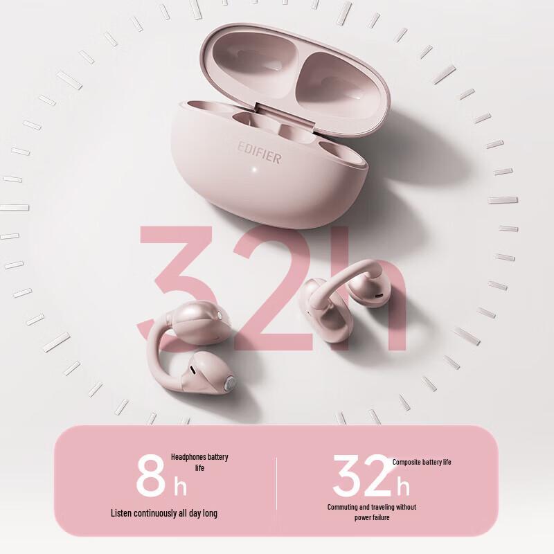 EDIFIER X Clip Open-Ear Bluetooth Ear-Clip Headphones