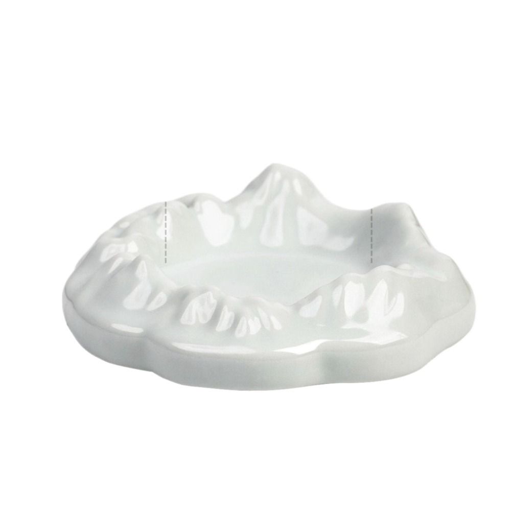 Ceramic Mountain Shaped Inkstone Brush Ink Painting Tool Creative Pen Rest Holder  Calligraphy