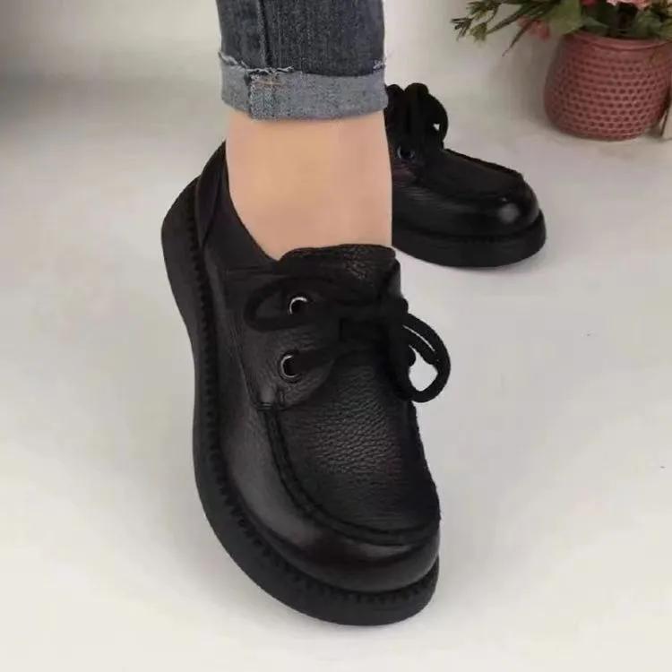 Dámská Móda Lodičky Boty Dámské Klínové Single Neformální boty Mother High Heels Boty Plus Size