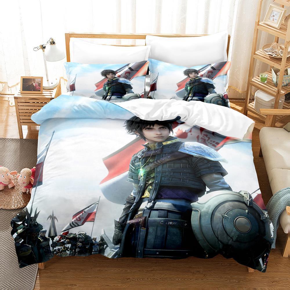 Fashion 3d Print Game The Last Remnant Bedding Set Cartoon  Three-piece Set Adult Kid Bedroom Duvet Cover Sets Home Textile