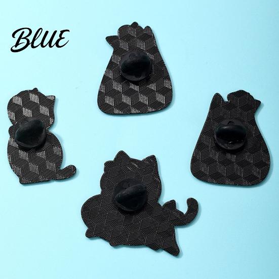 Cat Jewelry Brooch Pin Cartoon Design Zinc Alloy with Full