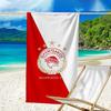 Olympiacos FC Wappen Emblem Mikrofaser Strandtuch, Leicht und Schnelltrocknend, für Sommerreisen, Strand-Essential, Schwimmbad Outdoor