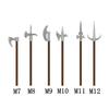 MOC Medieval Building Blocks Character Parts Model Toy Castle Knight Soldier Sword Bow Armor Shield Spear Piercing Parts Bricks