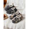 Children's non-slip soft-soled floor socks, adult autumn and winter indoor thermal socks, fleece-lined and thickened baby floor shoes