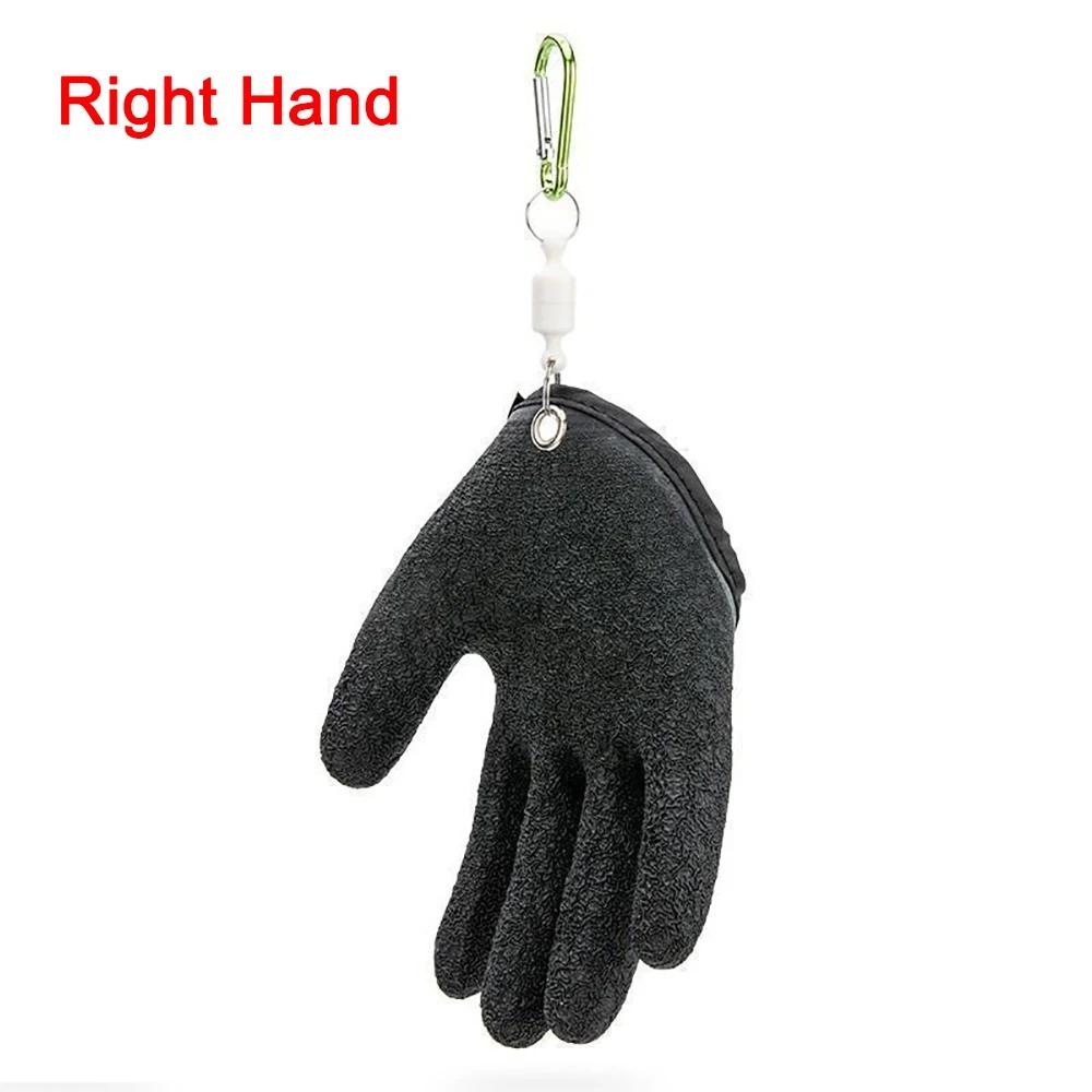 

Рыболовные перчатки с полным пальцем, противоскользящие, прочные, рабочие, устойчивые к порезам, перчатки для рыбака, защита рук, захват рыбы, карпа, латексные охотничьи перчатки right（Magnetic buckle）