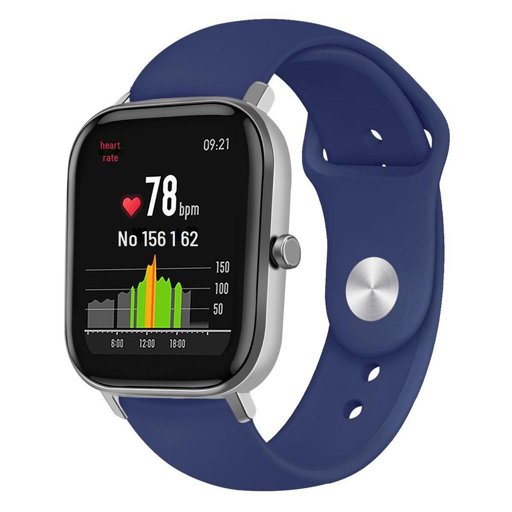 Compatible with Huami Amazfit GTS Youth Edition: Bip 20mm Reversible Buckle Fashion Silicone Strap