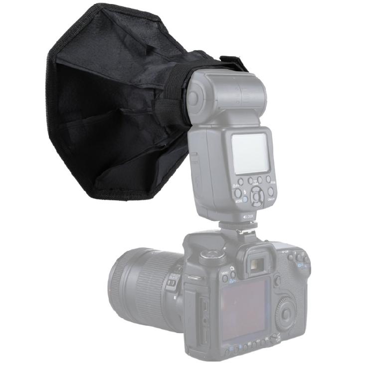 Lightweighted Octagon Camera Flash Diffuser 20cm For Professional Photographers Softening Harsh Camera Flashlights