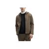 FILA Solid Color Hooded Casual Knit Jacket Men jackets Caramel F11M412503F-BN