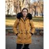 Women's Plus Size Winter Warm Mid-length Hooded Coat
