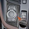 For BMW X1 F48 X2 F39 2016-2025 Real Carbon Fiber Sticker Gear Shift Multimedia Knob Panel Car inside decorative Accessories
