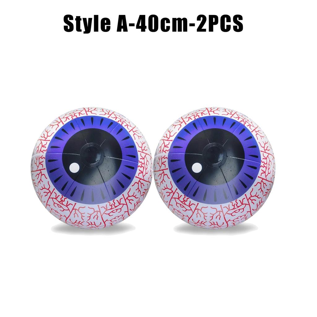 Giant Inflatable Eye Balls Halloween Decorations LED Light Up Bloodcharge Eyeballs Decor for Scary Tree Ornaments Party Decor