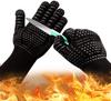 2024 New BBQ Oven Gloves 800 Degrees Fireproof Heat Resistant Gloves Silicone Oven Mitts Barbecue Heat Microwave Gloves