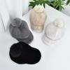 Imitation mink environmentally friendly duck tongue hat with adjustable female winter fur ball hat