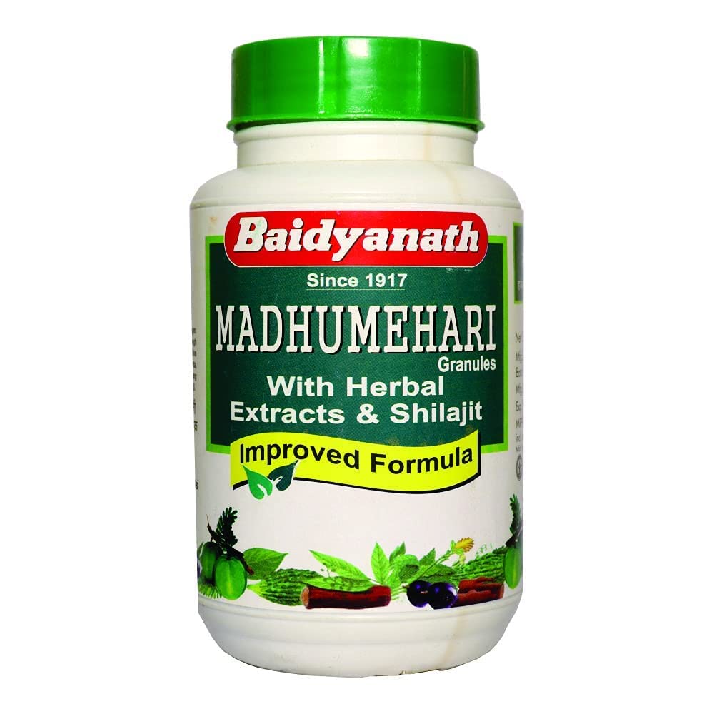 Baidyanath Asli Ayurved Madhumehari Granules 200G For Balanced Blood Sugar | Herbal Daily Health Support | Natural Granules For Energy And Metabolism