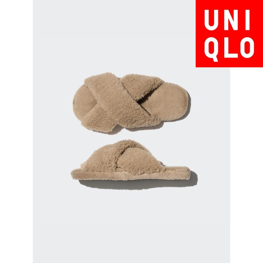 

Uniqlo Japan Fleece Room Shoes Boa Fleece 32 BEIGE/M