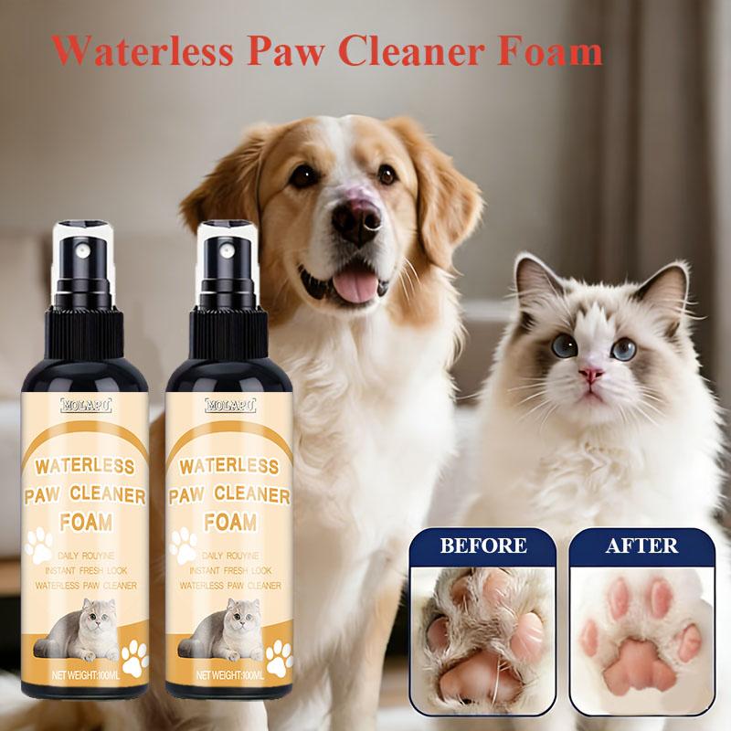 Pet Paw Cleaning Foam - Convenient Two-In-One Cleaning and Care Solution That Doesn'T Require Water, Saving Time and Effort, Removes Dirt and Grime af