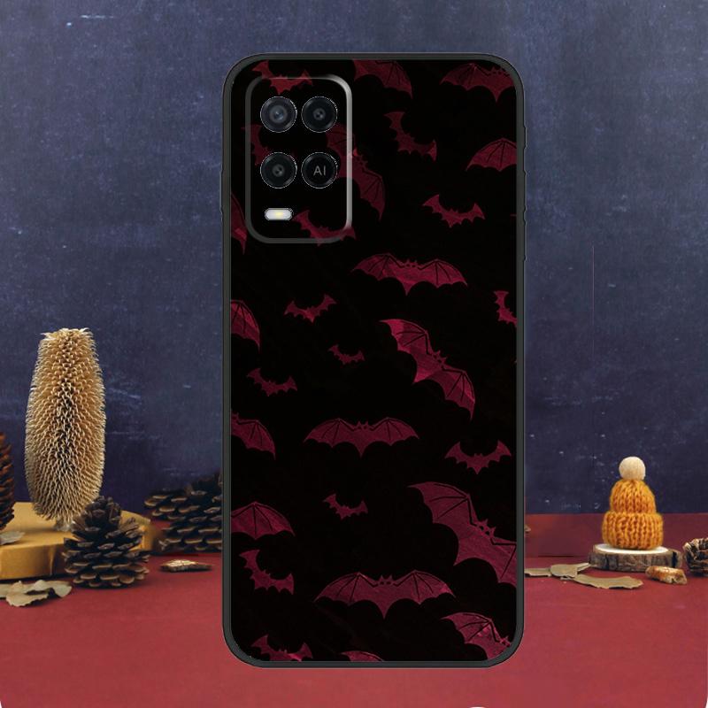 Halloween Vampire Bats Case For Oppo A94 A74 A54 A15 A17 A57 A6 A5 Pro A16 A76 A96 A40 A60 A80 A18 A38 A58 A78 A98