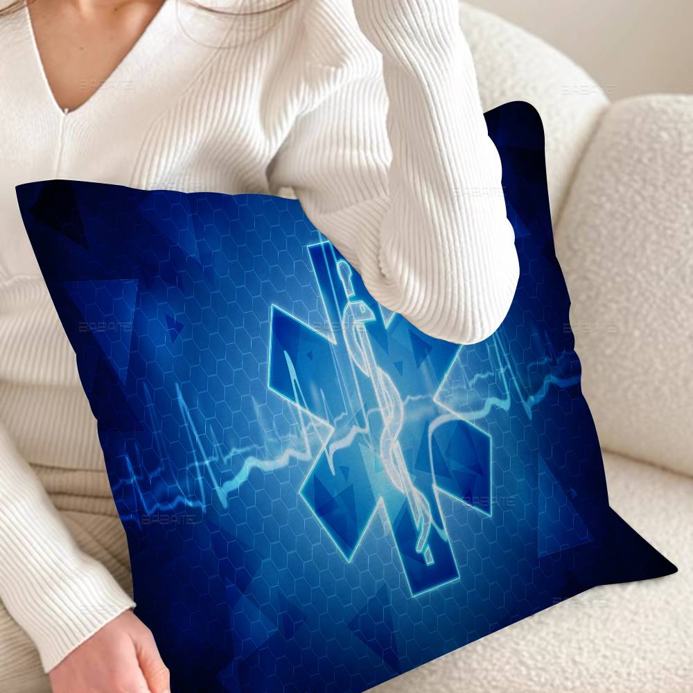 Ems Star Of Life Anime Pillow Cushion Cover Pillowcase Living Room Sofa Home Decor Customized