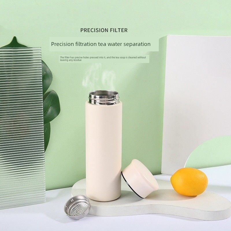 Large-Capacity Thermos Cup with High Aesthetic Value, 304 Stainless Steel Business Straight Cup, Portable Car Cup, Unisex Office Cup, Customizable