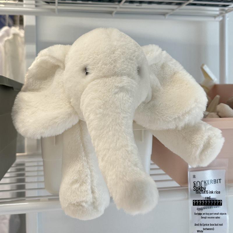 

Nordic Style Elephant Plush Toy - Lying Down Comfort Doll Home Decor 45 cm