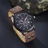 Men's Casual Business Quartz Watch Set, Watch Accessory Set