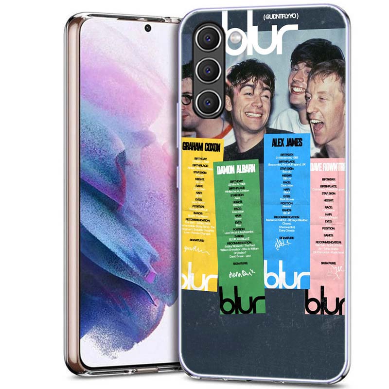 Blur Band Phone Case for Samsung A54 A14 A24 A34 A17 A37 A57 A55 A35 A25 A15 A13 A23 A33 A53 A07 A05S A04S A03 A73 Galaxy Note 2