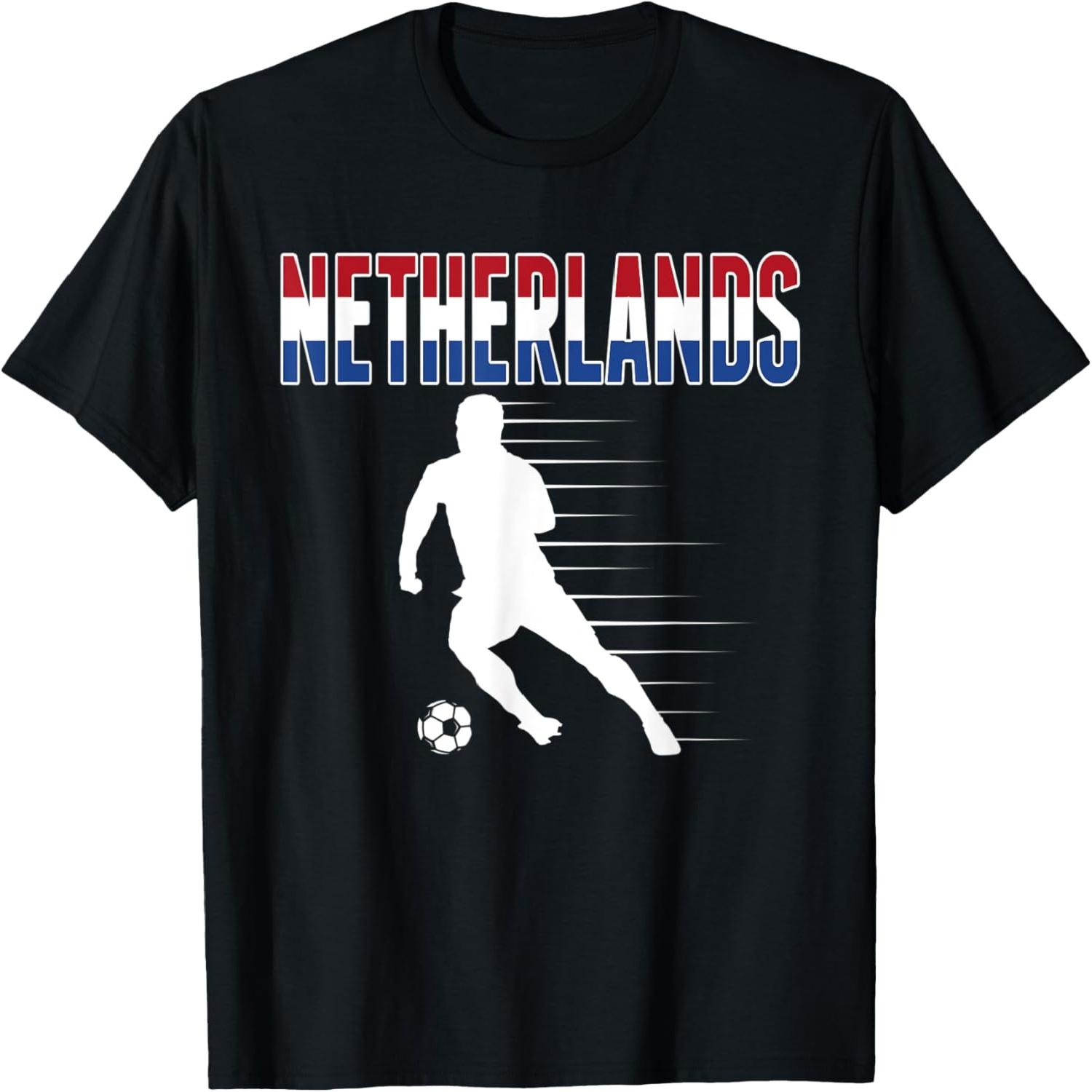 Netherlands Soccer Lovers Jersey Support Dutch Football Team T-Shirt S