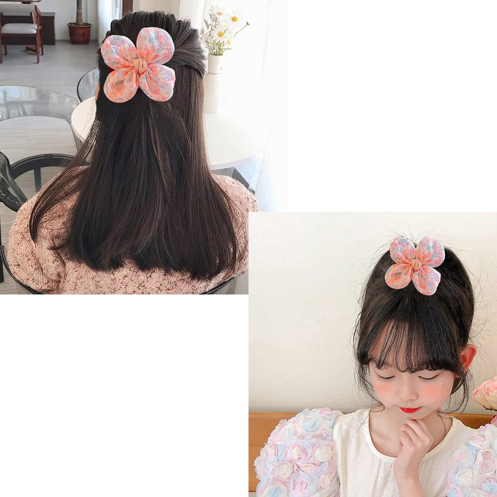 Oujyo Hair Ties for Kids and Adults, Parent and Child Hair Ties, Spring and Summer Hair Ties for Stylish Buns, Stylish Hair Accessories for Kids, Set