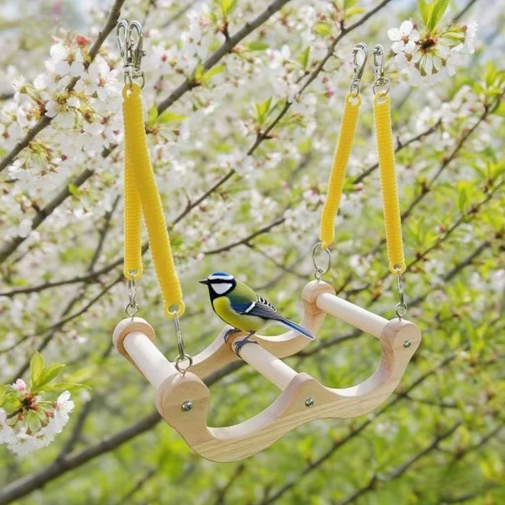 Bissfester Vogel-Trainingsständer Abriebfester Papageien-Spielständer Hängematten-Spielzeug Aktivitätsspiel