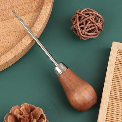 Diy Leather Tent Sewing Awl Shoes Repair Tool Hand Stitcher Leather Craft Awl