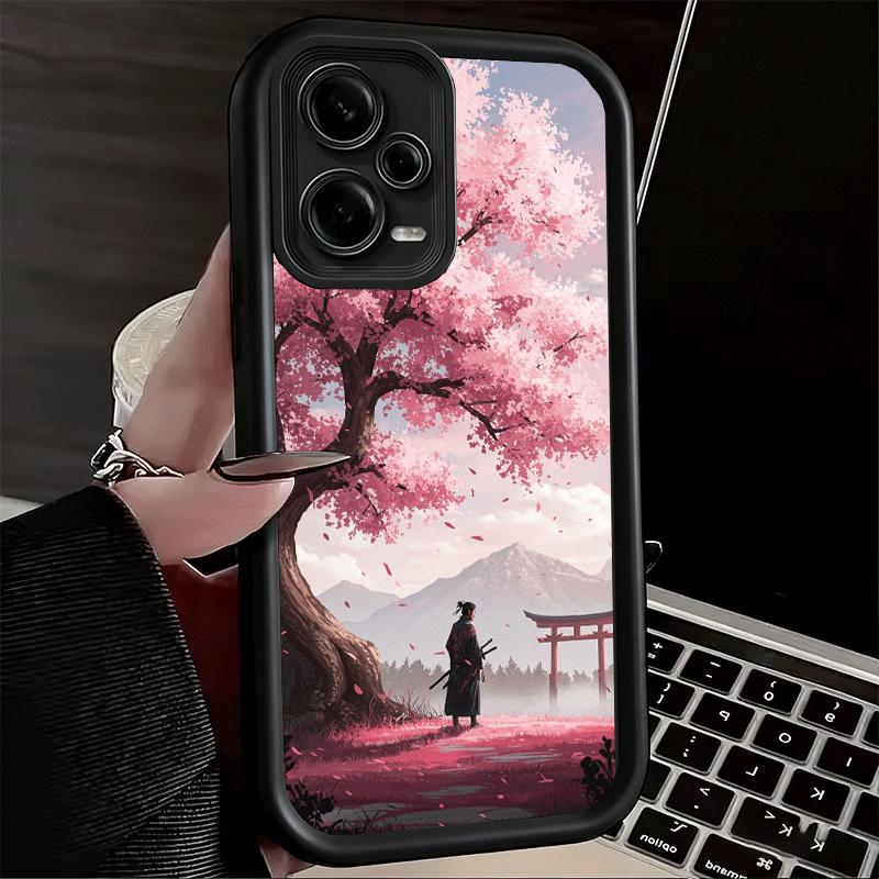 

Dreamy Night Cherry Blossom Tree Soft Phone Case for Xiaomi Poco X7 X6 X5 Pro X4 Gt X3 F7 Ultra M8 M7 Redmi 15C 15 14C 13 13C 12 Xiaomi Poco X7 Pro