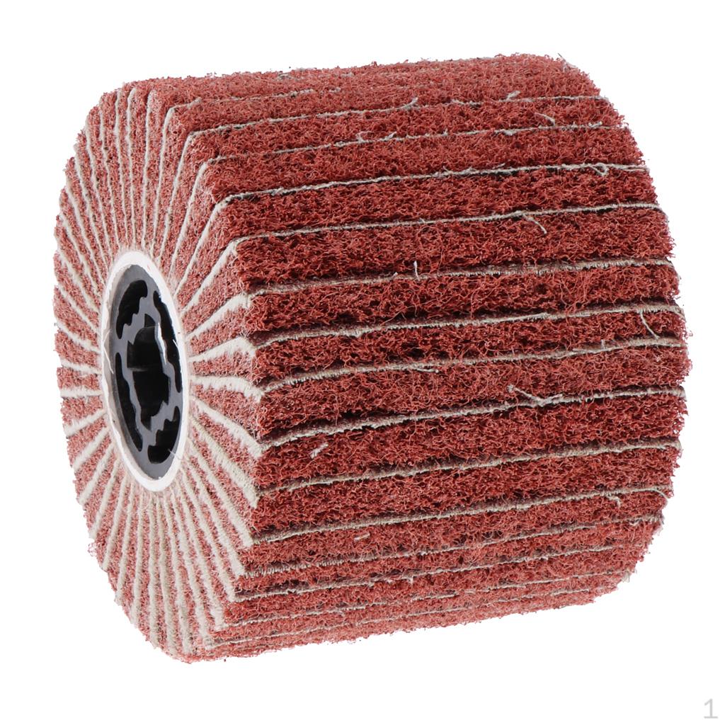 1Pc Wire Drawing Polishing Burnishing Woodworking Wheel